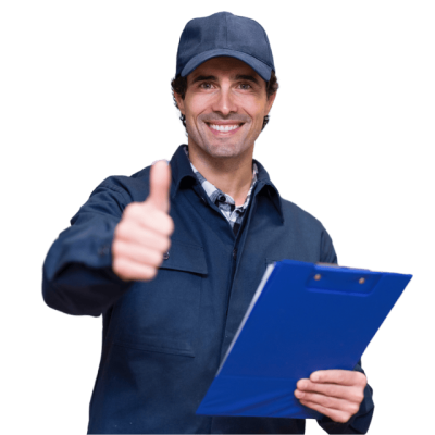 Plumber giving thumbs up